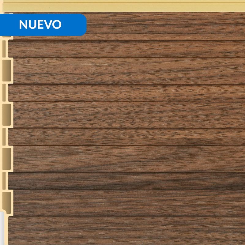 HOLZTEK - Wall Panel Wpc 16x240 cm Café Oscuro 0.39 m2