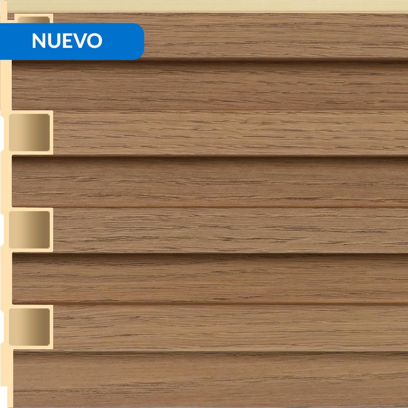  - Wall Panel Wpc 16x240 cm Café Claro 0.39 m2