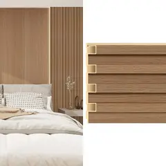 HOLZTEK - Wall Panel Wpc 16x240 cm Café Claro 0.39 m2