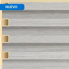 HOLZTEK - Wall Panel Wpc 16x240 cm Gris Claro 0.39 m2