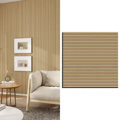 HOLZTEK - Panel Micro 30x240 cm Café Claro 0.72 m2