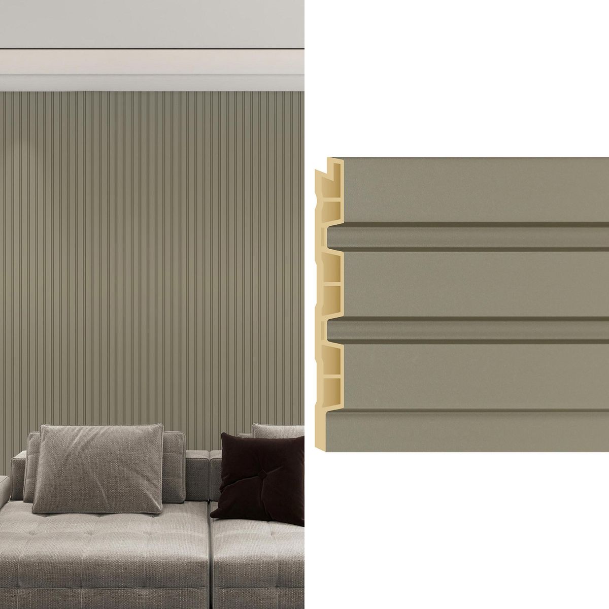 HOLZTEK - Wall Panel Wpc 12x240 cm Dorado Light 0.28 m2