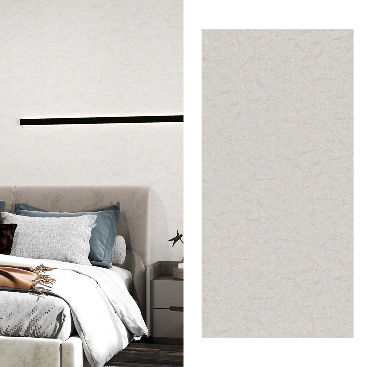 HOLZTEK - Wall Panel Firenze 120x240 cm Beige 2.88 m2