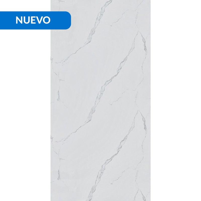 HOLZTEK - Wall Panel Calacata 120x240 cm Blanco Marmol 2.88 m2
