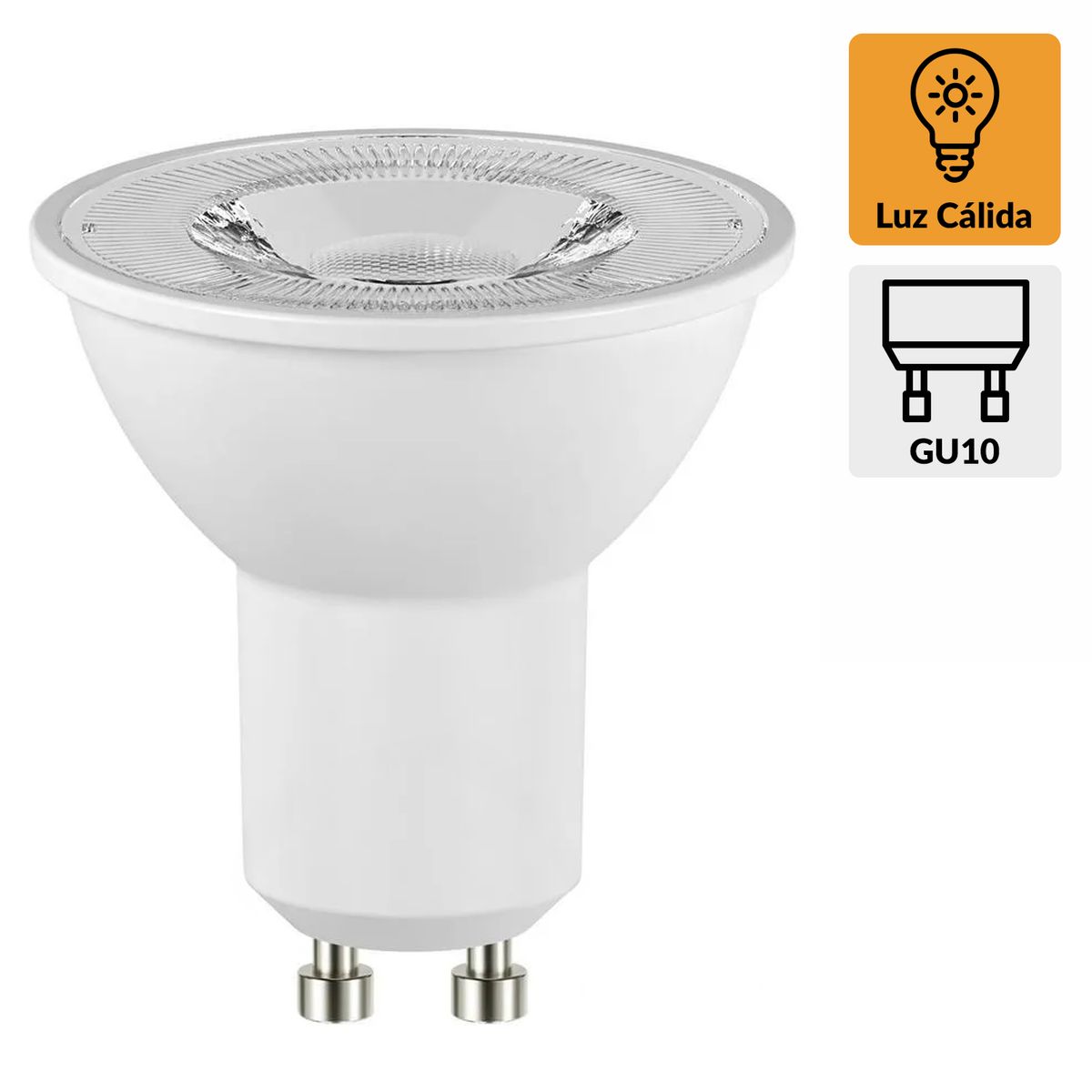 DAIRU - Led 3 Tonos 4 W GU10 350 lm Luz Cálida