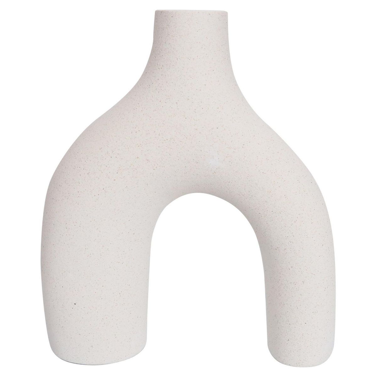 JUST HOME COLLECTION - Florero de cerámica 25 cm Blanco