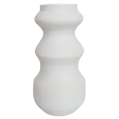 JUST HOME COLLECTION - Florero de cerámica 25,7 cm, color blanco