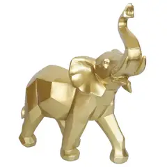 JUST HOME COLLECTION - Figura de elefante origami 30 cm, color dorado