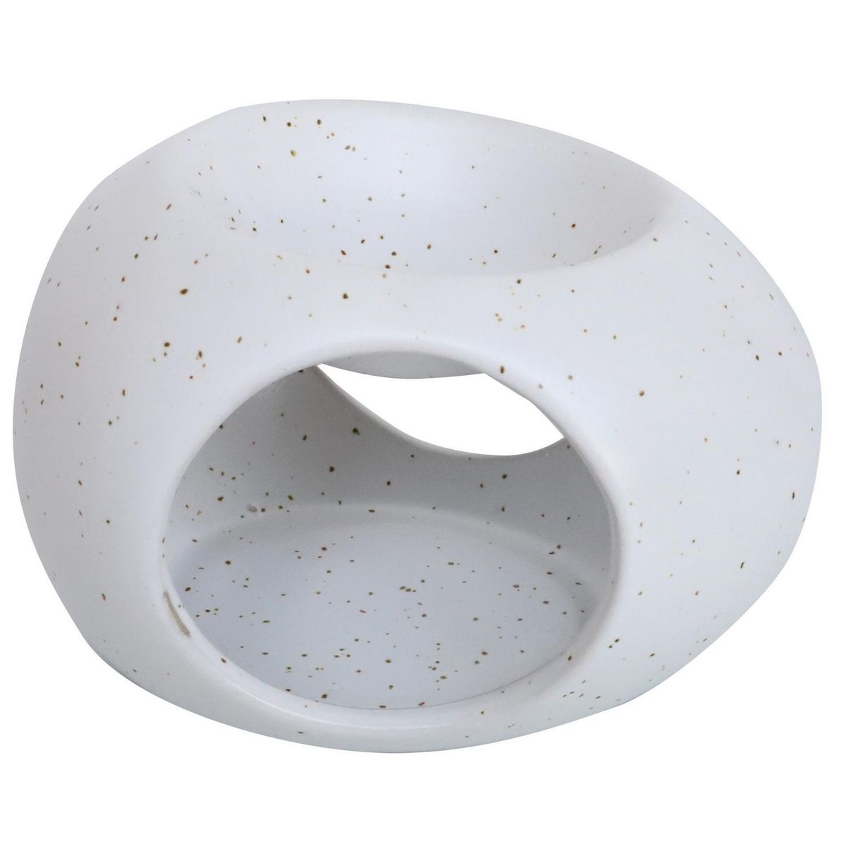 JUST HOME COLLECTION - Portavelas de Cerámica 6 cm Blanco