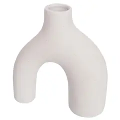 JUST HOME COLLECTION - Florero de cerámica 17 cm Blanco
