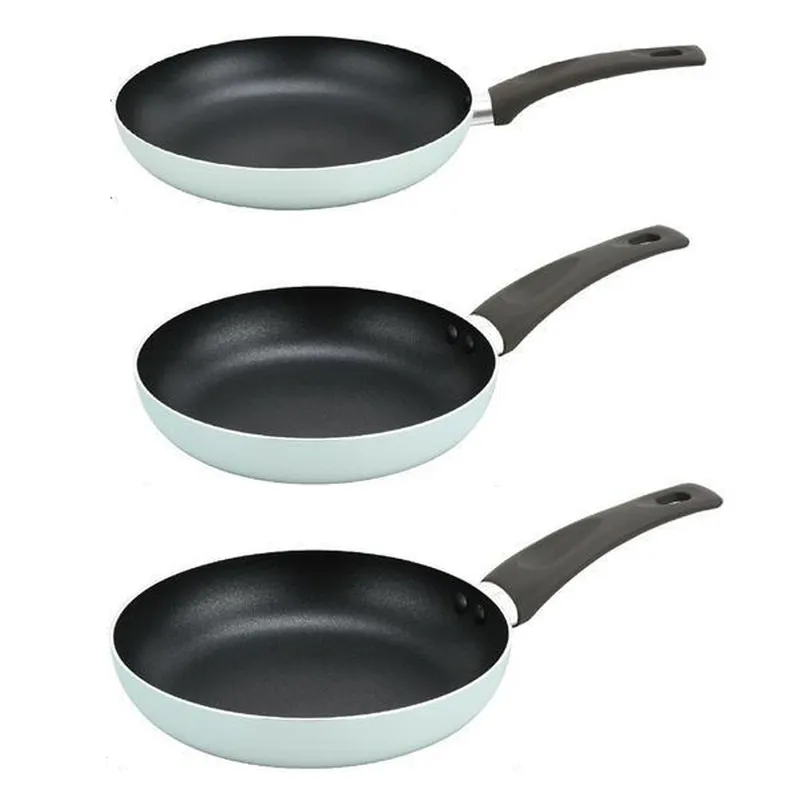 JUST HOME COLLECTION - Set 3 Sartenes  Aluminio Verde