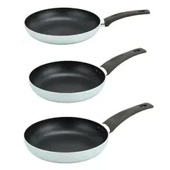 JUST HOME COLLECTION - Set 3 Sartenes Aluminio Verde