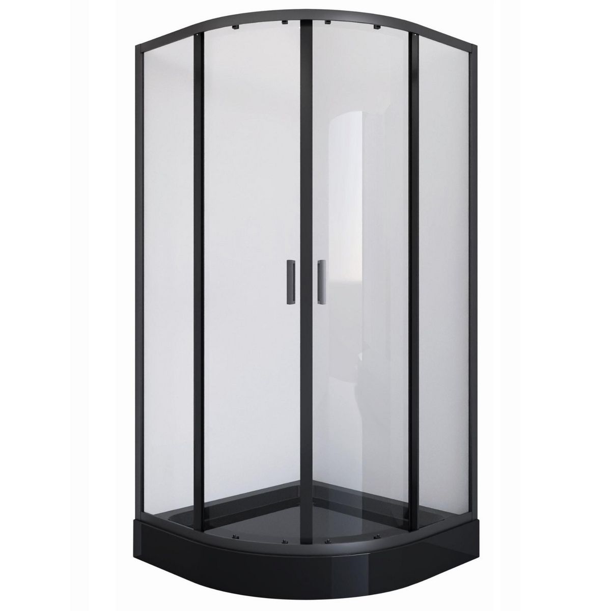 SENSI DACQUA - Mampara con receptáculo base negra