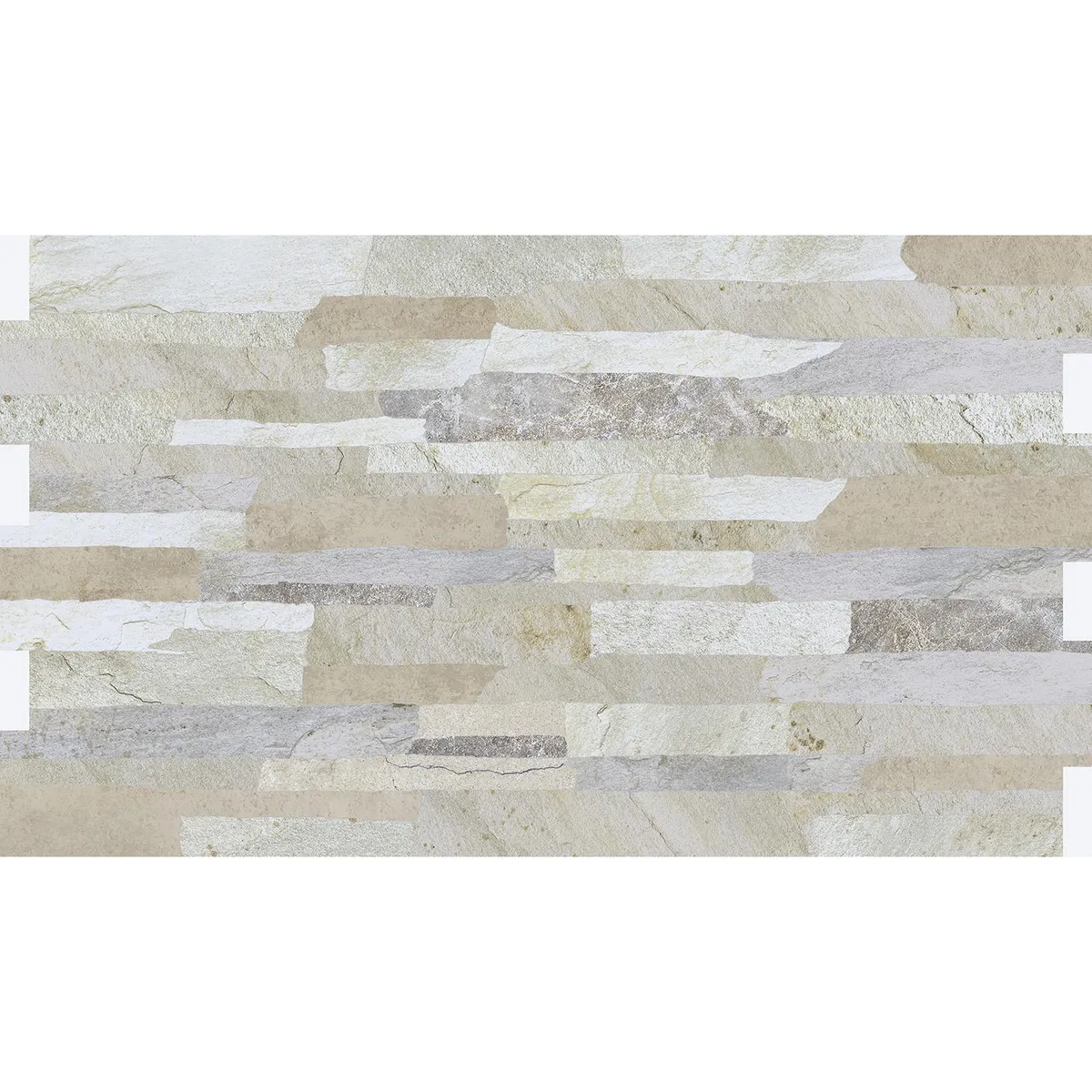 HOLZTEK - Fachaleta 31x54 cm Topazio Mix Gris 1.51 m2