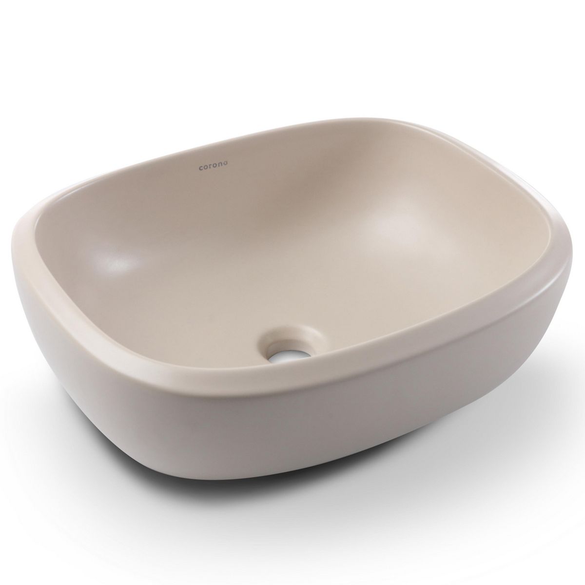 CORONA - Lavamanos Forma Ovalada Porcelana 46x16x39.5 cm 