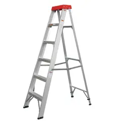 BAUKER - Escalera De tijera Aluminio 1.16 m 5 Peldaños