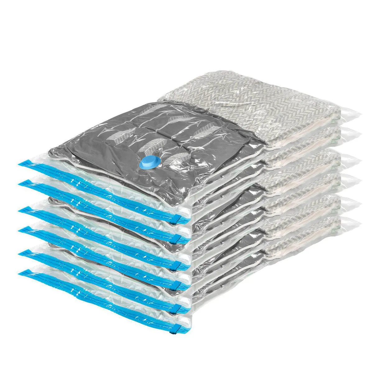 JUST HOME COLLECTION - Set 6 piezas bolsa ahorrador de espacio