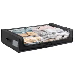 JUST HOME COLLECTION - Organizador bajo cama con rueda 44x74x17 cm