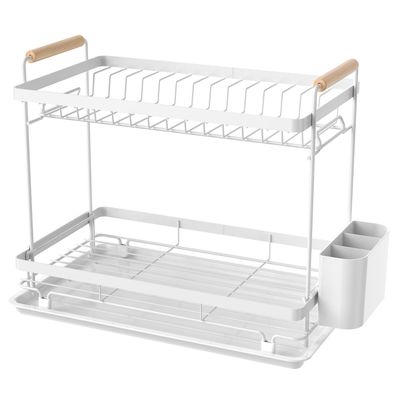 Imagen 2 del producto Secaplatos 2 niveles blanco 42x26x34,2 cm