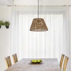 undefined - Lámpara Colgante Metal Negro 35.5 cm