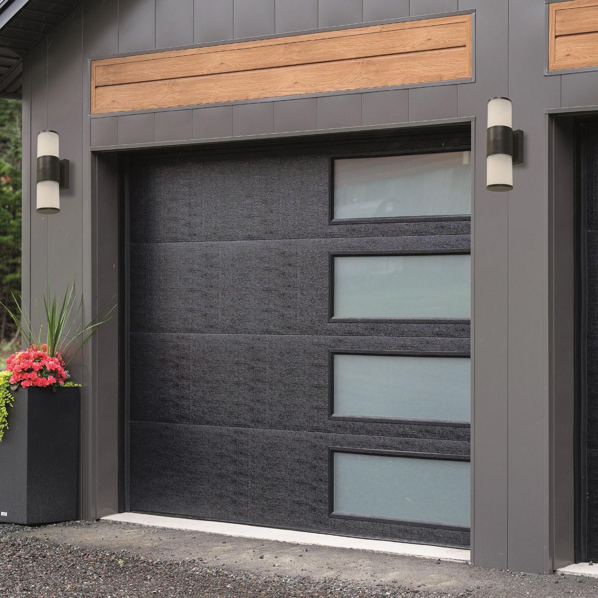 JUST HOME COLLECTION - Pack 2 Faroles Negros Led E27