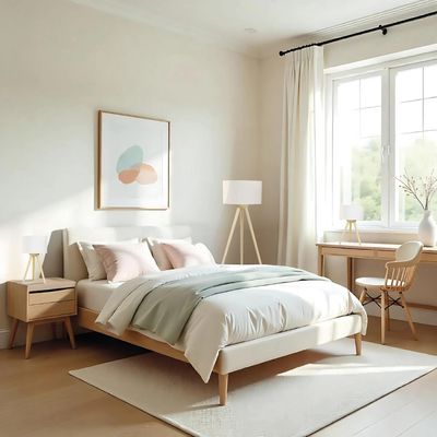 Imagen 2 del producto Combo 1 Lámpara pie 137 cm + 2 Lámparas de Mesa 37 cm