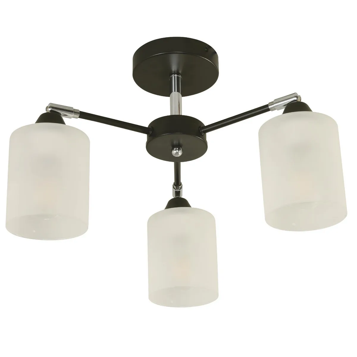 JUST HOME COLLECTION - Lámpara Colgante Vidrio Negro