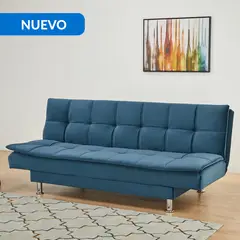 JUST HOME COLLECTION - Futón Mateo Azul 190x90x83 cm