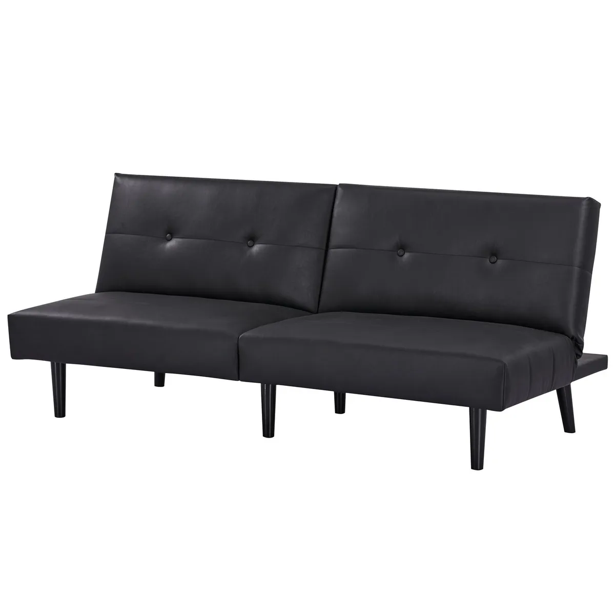 JUST HOME COLLECTION - Futón Emily Negro 178x80x76 cm
