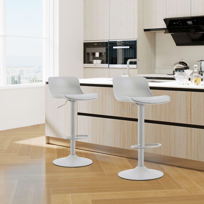 JUST HOME COLLECTION - Set de 2 sillas Mia Gris 100x43x47 cm