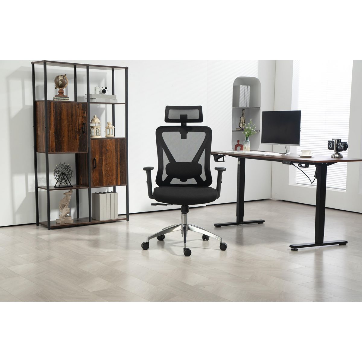 JUST HOME COLLECTION - Silla Escritorio Andres Negro