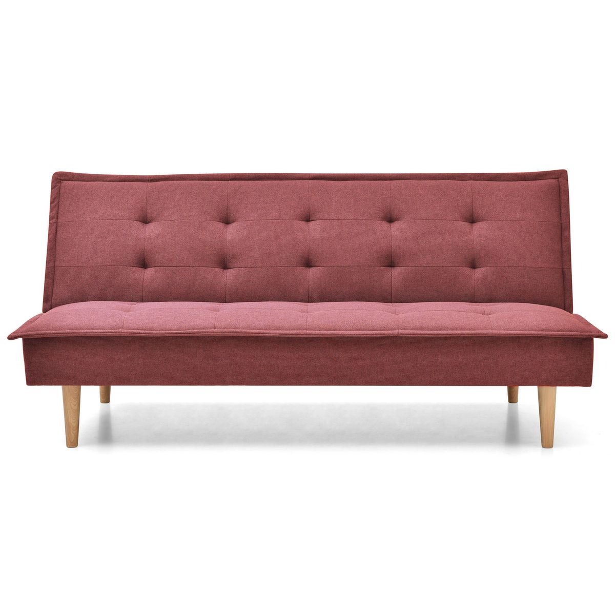 JUST HOME COLLECTION - Futón Magnus Frambuesa 181x91x85 cm