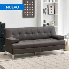 JUST HOME COLLECTION - Futón Siena Café 191x89x88 cm