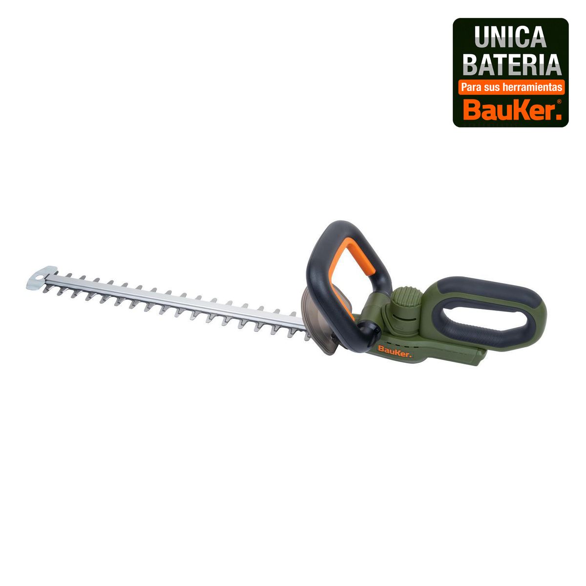 BAUKER - Cortasetos Inalámbrico 20 V sin Batería ni Cargador