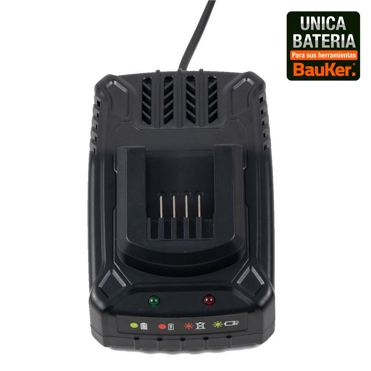 BAUKER - Cargador 20V Generación Brushless