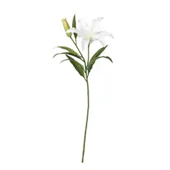 JUST HOME COLLECTION - Vara Lirio Artificial 85 cm Blanco