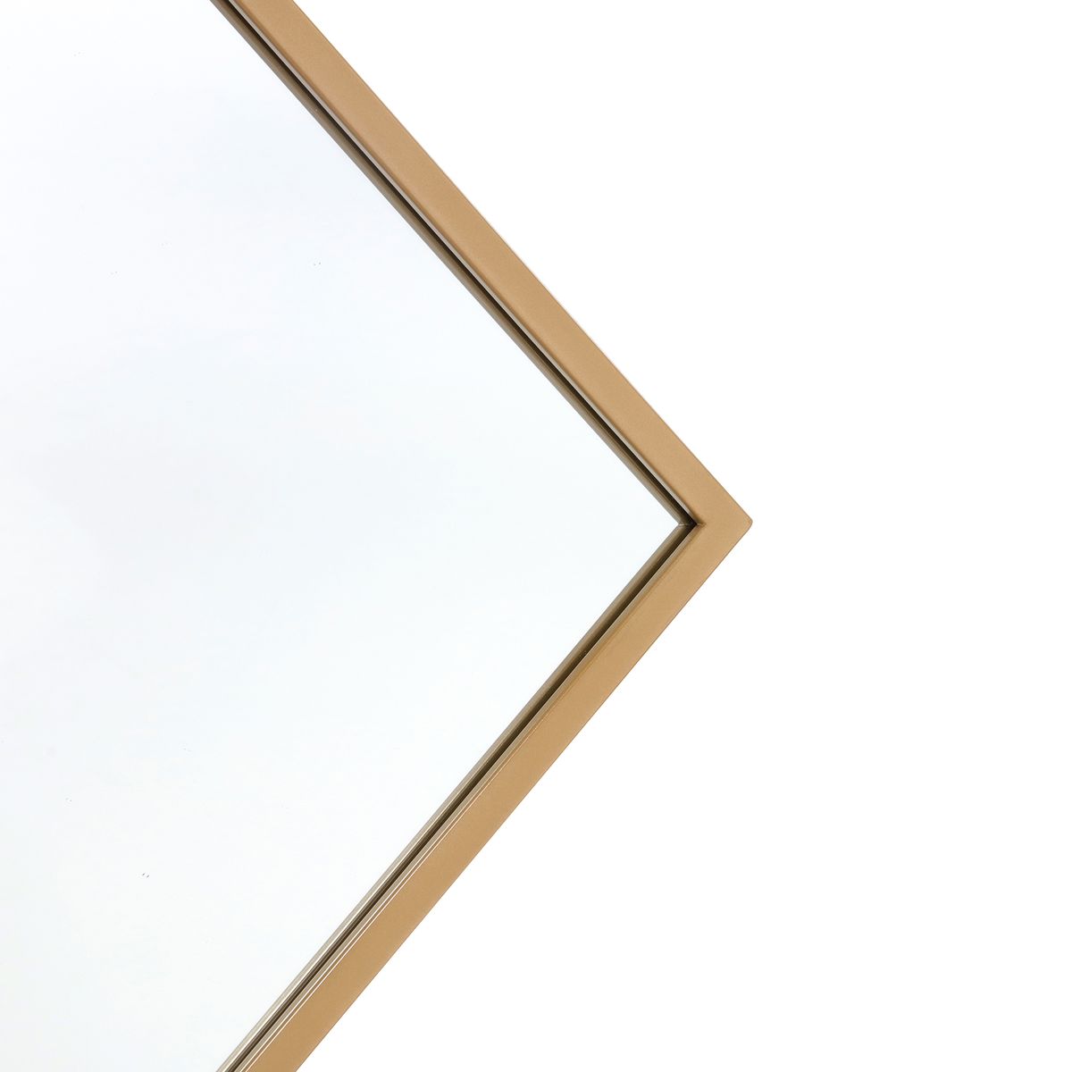 JUST HOME COLLECTION - Espejo Decorativo Forma Rectangular 180x80 cm Dorado