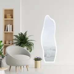 JUST HOME COLLECTION - Espejo Led Decorativo Forma Irregular 160x50 cm