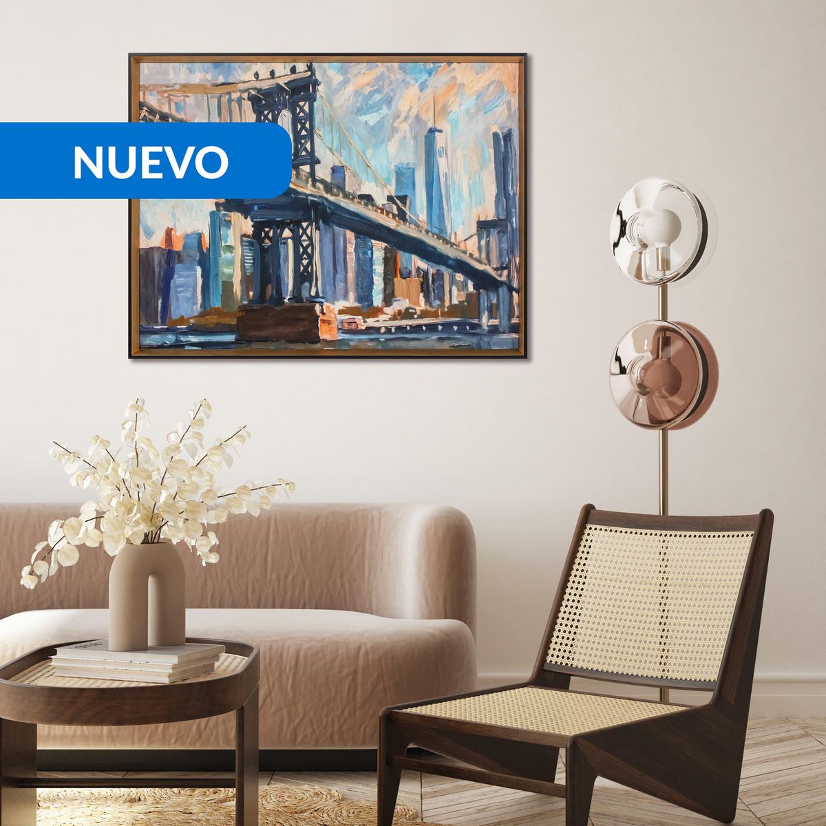 JUST HOME COLLECTION - Cuadro City 60x80 cm