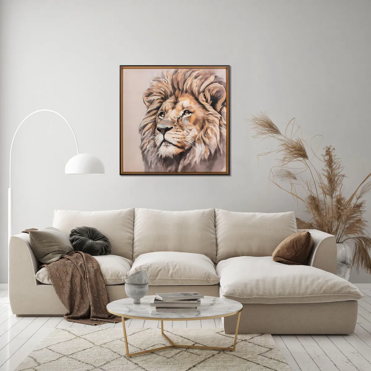 JUST HOME COLLECTION - Cuadro Fauna 60x60 cm