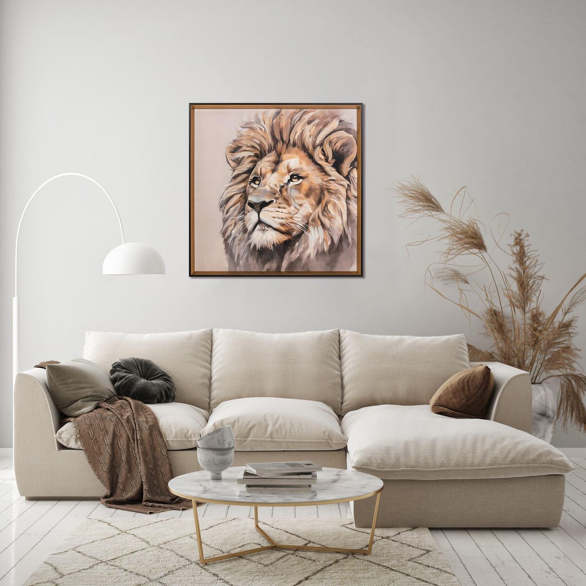 JUST HOME COLLECTION - Cuadro Fauna 60x60 cm