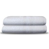 Set 2 Toallas Cuerpo 500 gr 70x140 cm Blanco