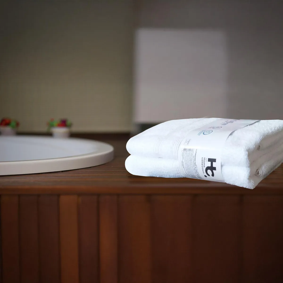 JUST HOME COLLECTION - Set 2 Toallas Cuerpo 500 gr 70x140 cm Blanco