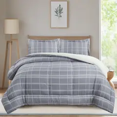 JUST HOME COLLECTION - Plumón Sherpa Gris