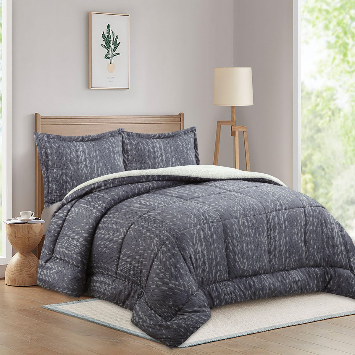 JUST HOME COLLECTION - Plumón Sherpa Grafito