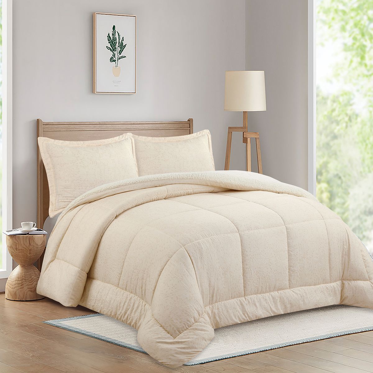 JUST HOME COLLECTION - Plumón Sherpa Beige