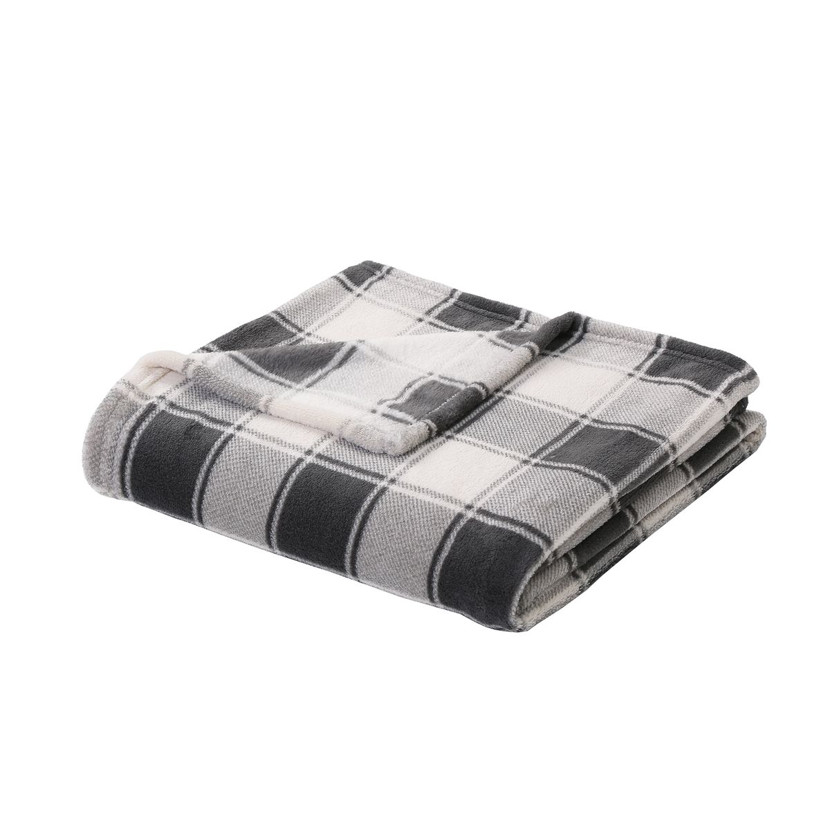 JUST HOME COLLECTION - Manta Coral Polar Cuarille Especial Gris