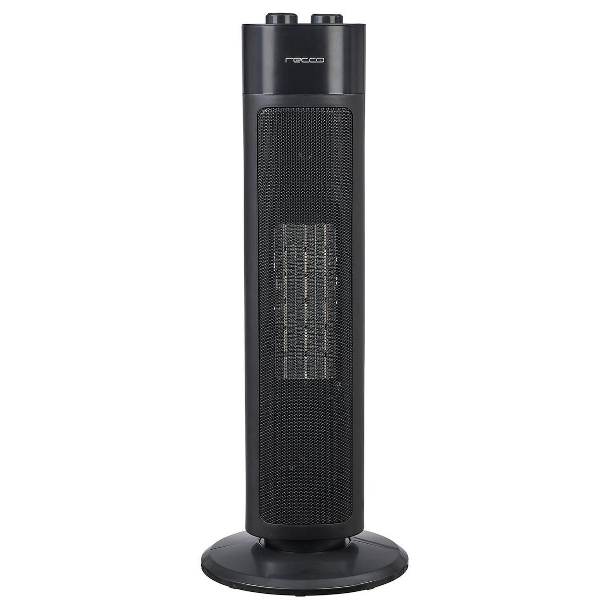 RECCO - Calefactor Torre Eléctrico 2000 W BL-K27-J-H Negro