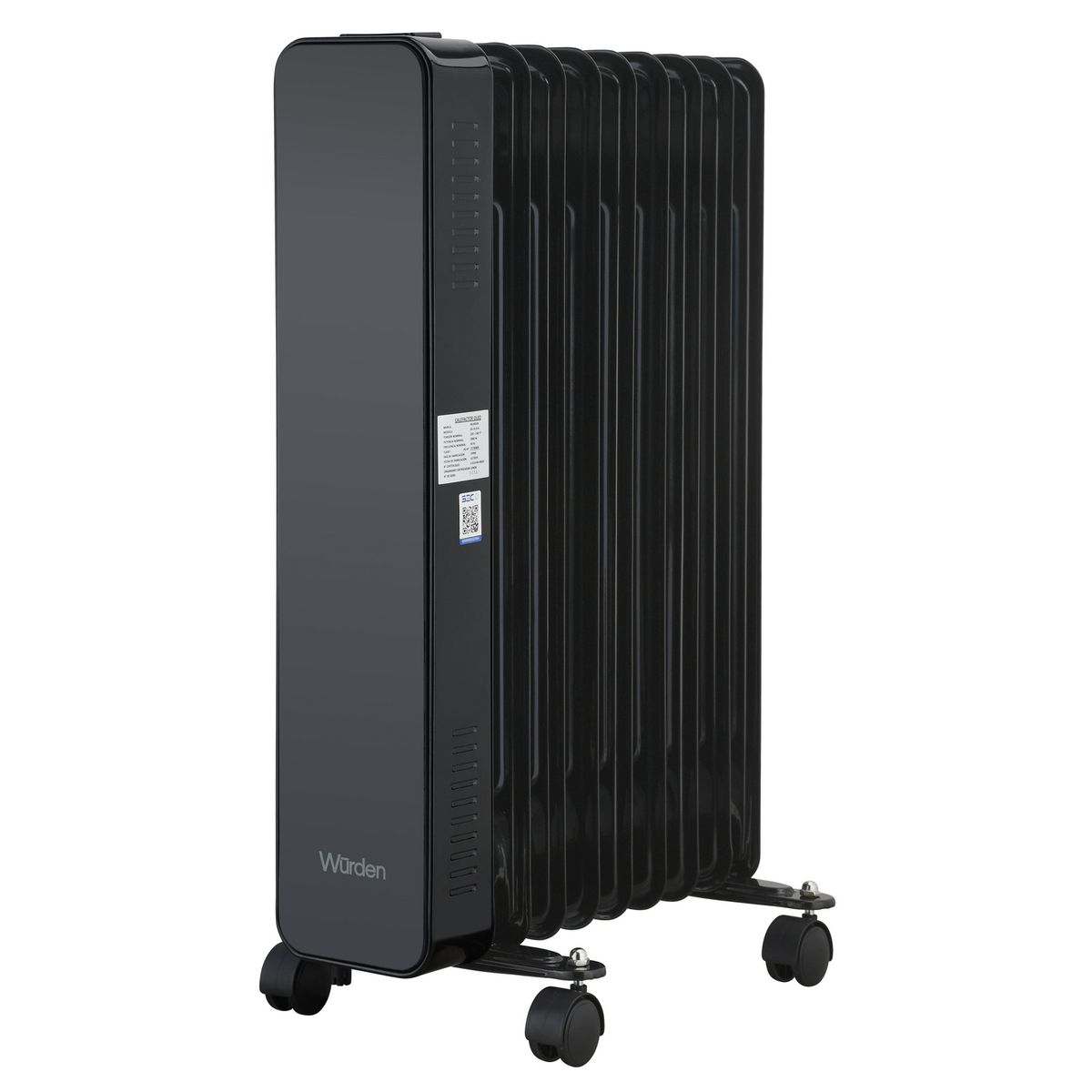 WURDEN - Estufa Oleoeléctrica Digital 2000 W Negro