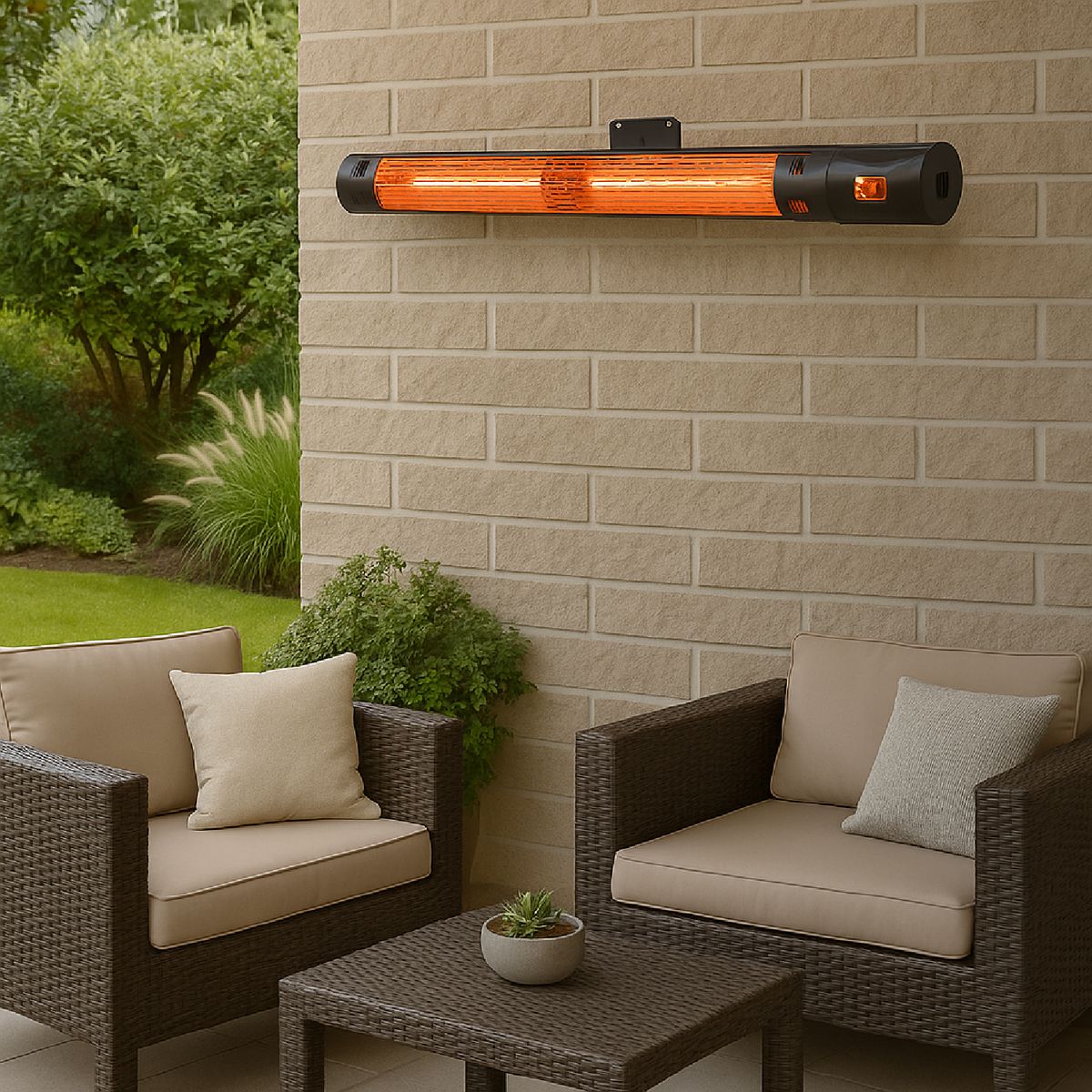 WURDEN - Calefactor de exterior eléctrico muro